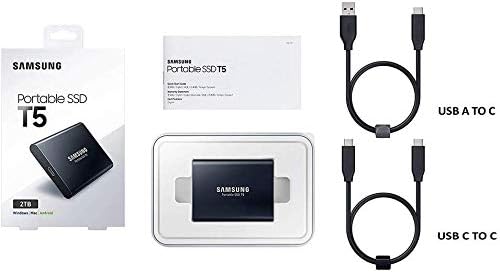 Samsung T5 Portable 2TB SSD (Black) [Pre-owned]