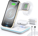 HEYMIX 3 in 1 Wireless Charger (Compatible with Android and iPhone)