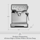 Breville the Infuser Espresso Machine (Brushed Stainless Steel)