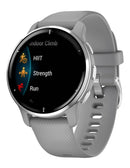 Garmin Venu 2 Plus 43mm GPS Smart Watch Fitness Tracker - Powder Grey/Silver