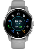 Garmin Venu 2 Plus 43mm GPS Smart Watch Fitness Tracker - Powder Grey/Silver