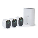 Arlo Ultra 2 4K UHD Wire-Free Security Spotlight Camera System – 3 Cameras & Smart Hub - LavaTech AU