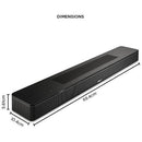 Bose Smart Soundbar 600 (Black) - LavaTech AU