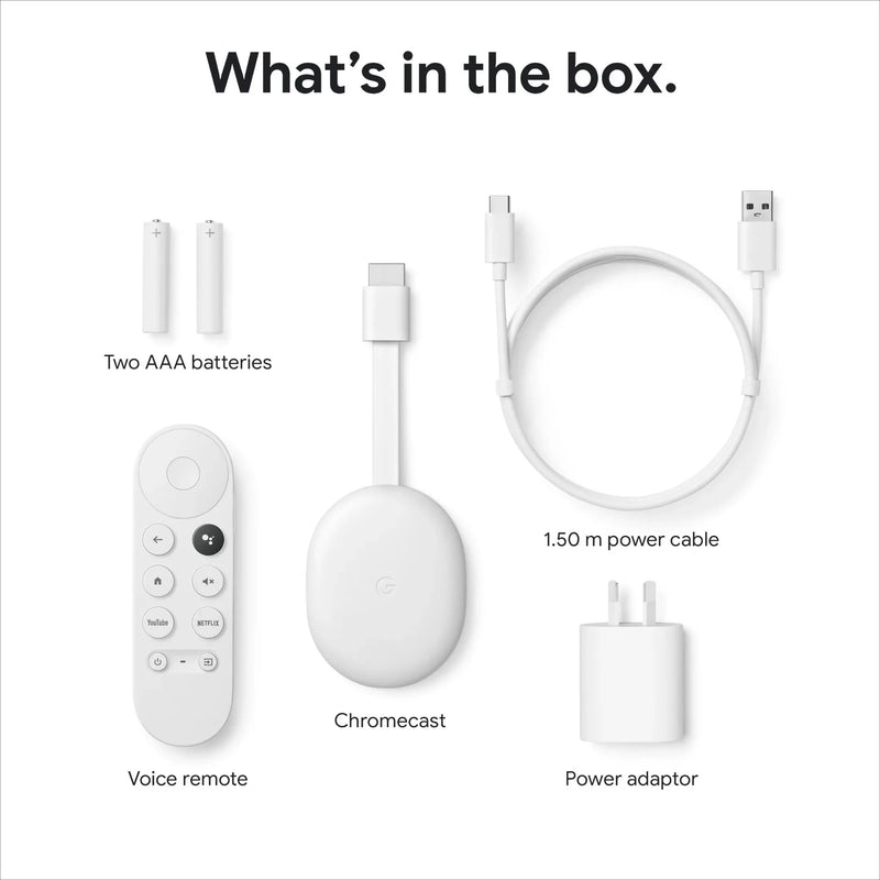 Google Chromecast with Google TV (4K) - LavaTech AU