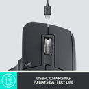 Logitech MX Master 3 Advanced Wireless Mouse Graphite [Opened Box] - LavaTech AU