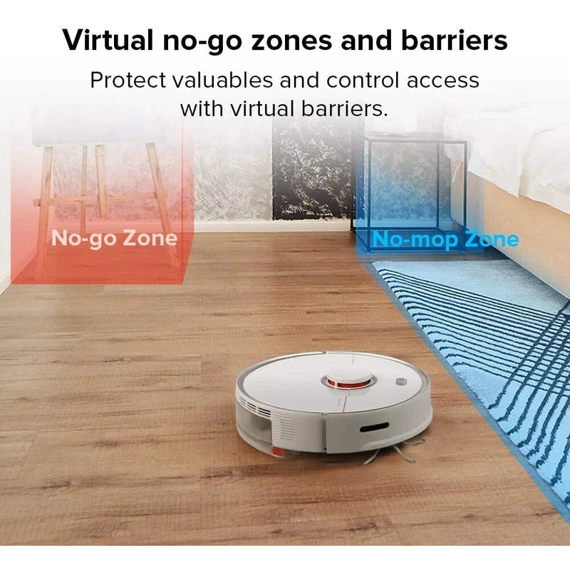 Roborock S5 Max Robotic Vacuum Cleaner - White - LavaTech AU